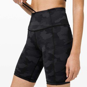 Lulu Fast and Free High Rise Short 8" size 4